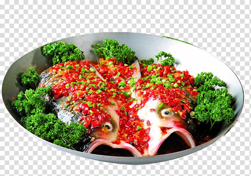 Hunan cuisine Peking duck Asian cuisine Restaurant, Fish head transparent background PNG clipart