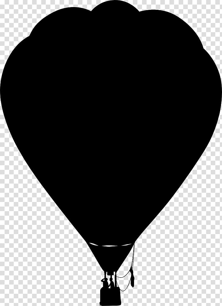 Hot air balloon Silhouette , Balloon Outline transparent background PNG clipart