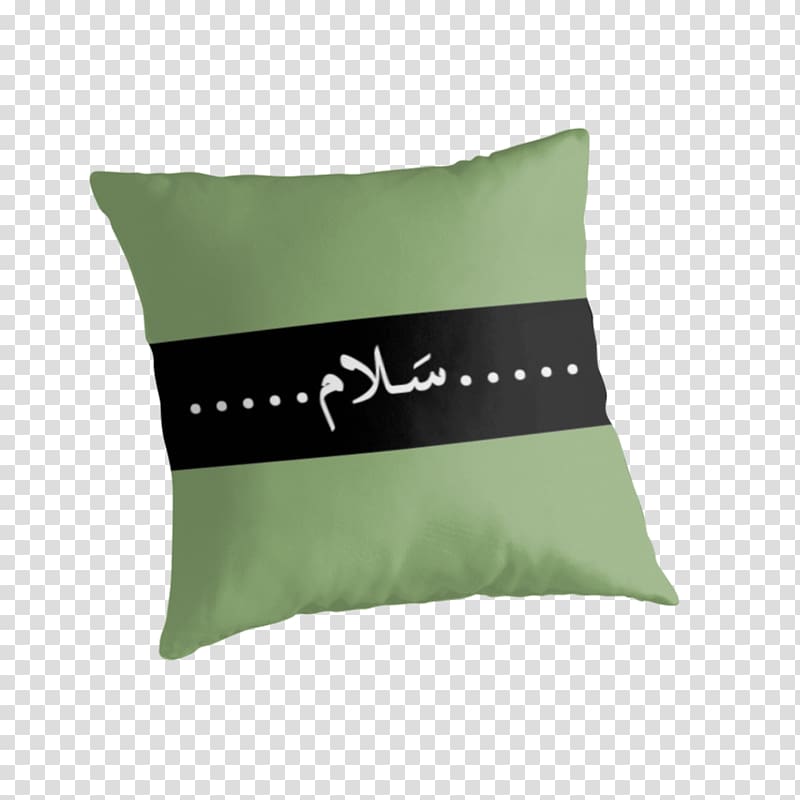 Cushion Throw Pillows Green Material, pillow transparent background PNG clipart