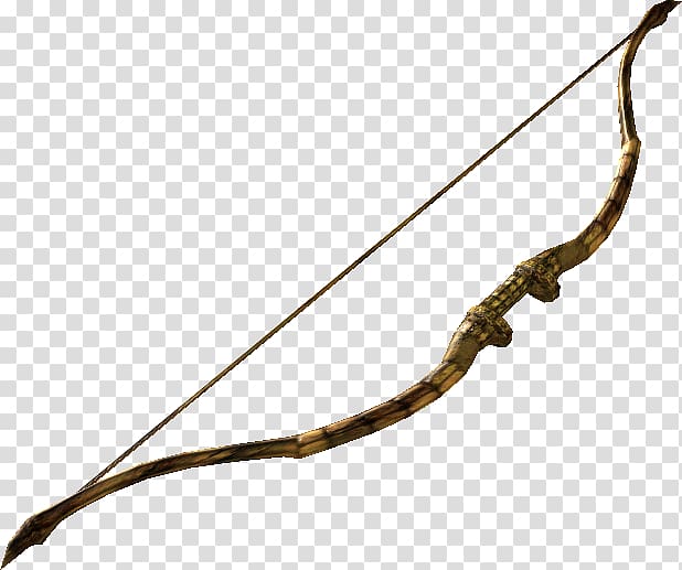The Elder Scrolls V: Skyrim Oblivion Bow and arrow Weapon Mod, weapons transparent background PNG clipart
