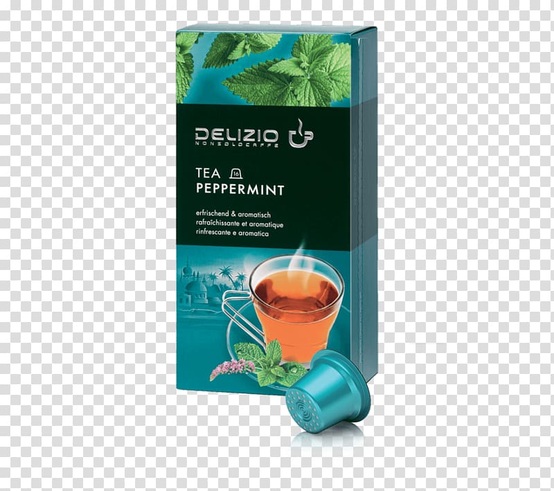 Tea Portionskaffeemaschine Capsula di caffè Coffeemaker, Peppermint Tea transparent background PNG clipart