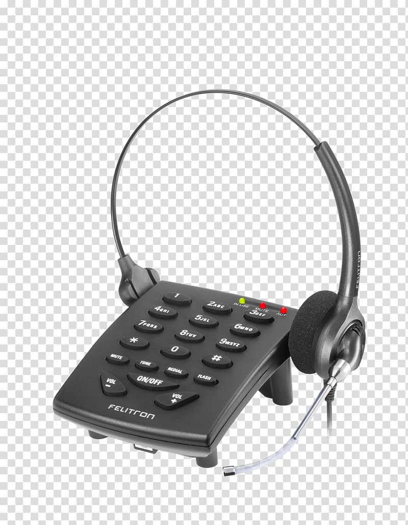 Headset Telephone Headphones Mobile Phones Home & Business Phones, usb headset earbud transparent background PNG clipart