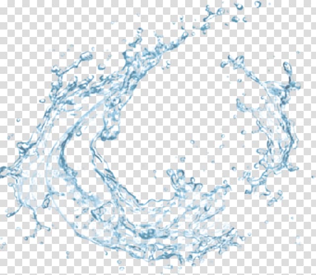 Blue water ring transparent background PNG clipart