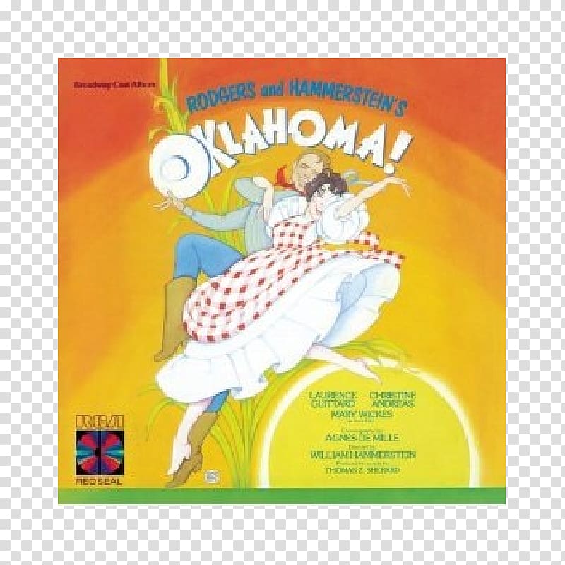 Oklahoma! Broadway theatre Musical theatre Cast recording, playbill transparent background PNG clipart