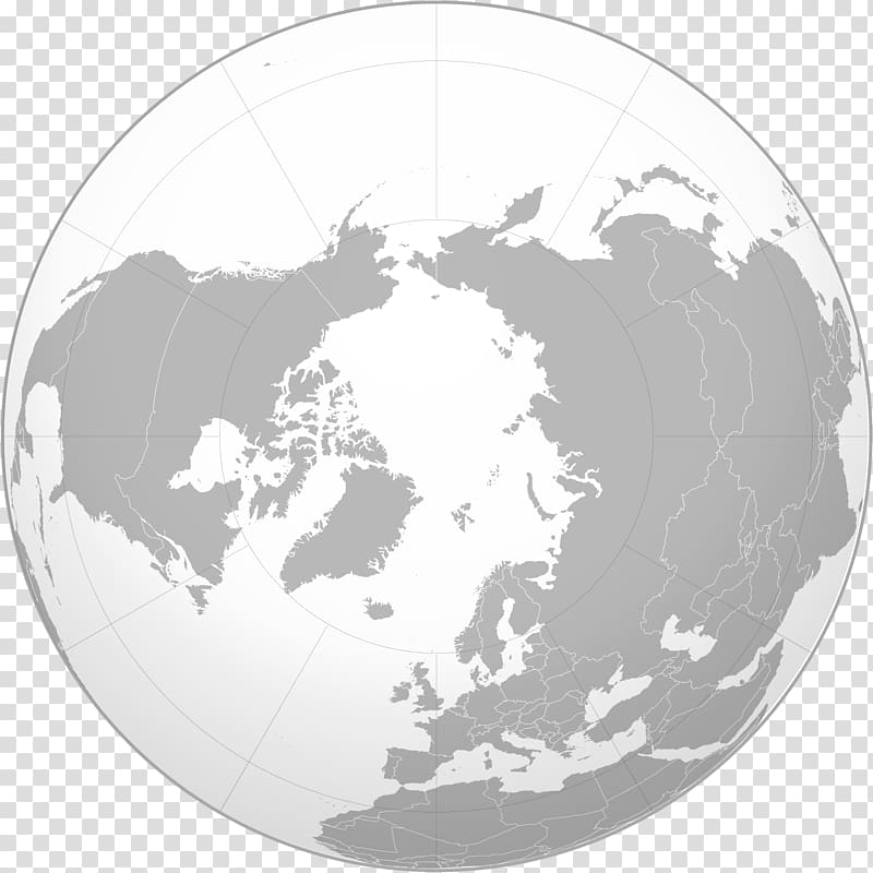 North Pole Polar regions of Earth Map, map transparent background PNG clipart