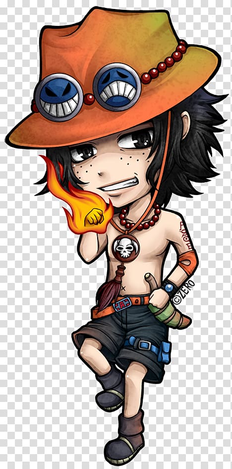 Portgas D. Ace Monkey D. Luffy Shanks One Piece Chibi, one piece transparent background PNG clipart