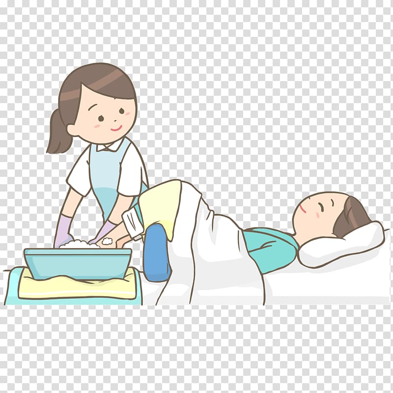 Nurse Nursing care Patient ケア, foot spa transparent background PNG clipart
