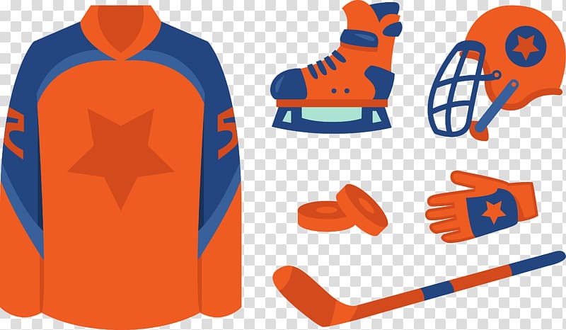 Ice hockey, Ice hockey player supplies transparent background PNG clipart
