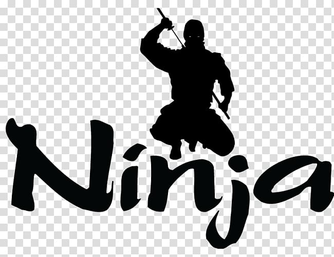 Ninja illustration, Ninja Silhouette YouTube, Ninja transparent background PNG clipart