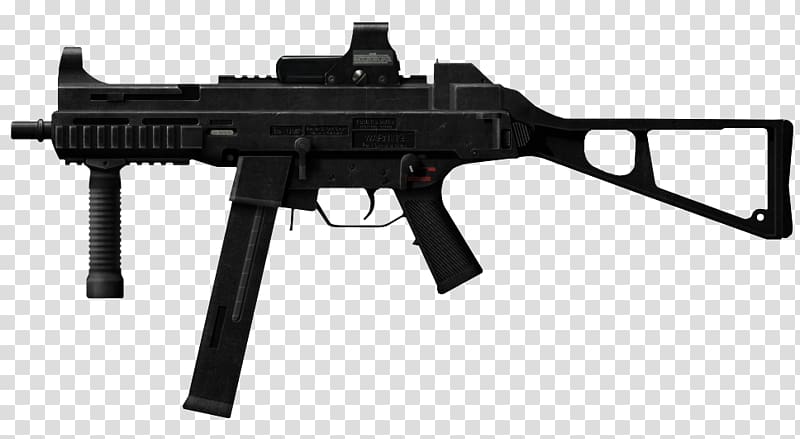 Heckler & Koch UMP Submachine gun Firearm Weapon, weapon transparent background PNG clipart