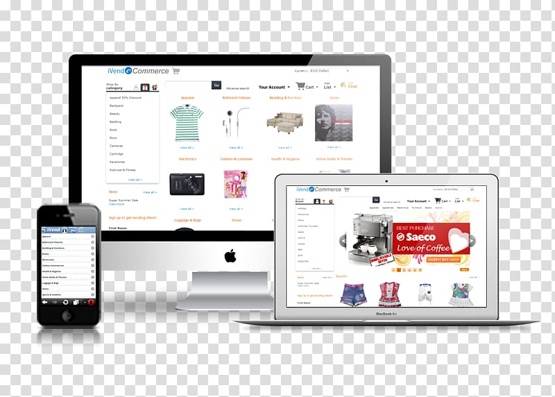 Web development E-commerce Web design, ecommerce transparent background PNG clipart