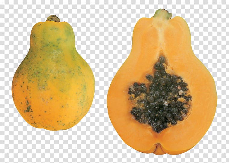 Papaya Pumpkin Fruit, Fresh papaya transparent background PNG clipart
