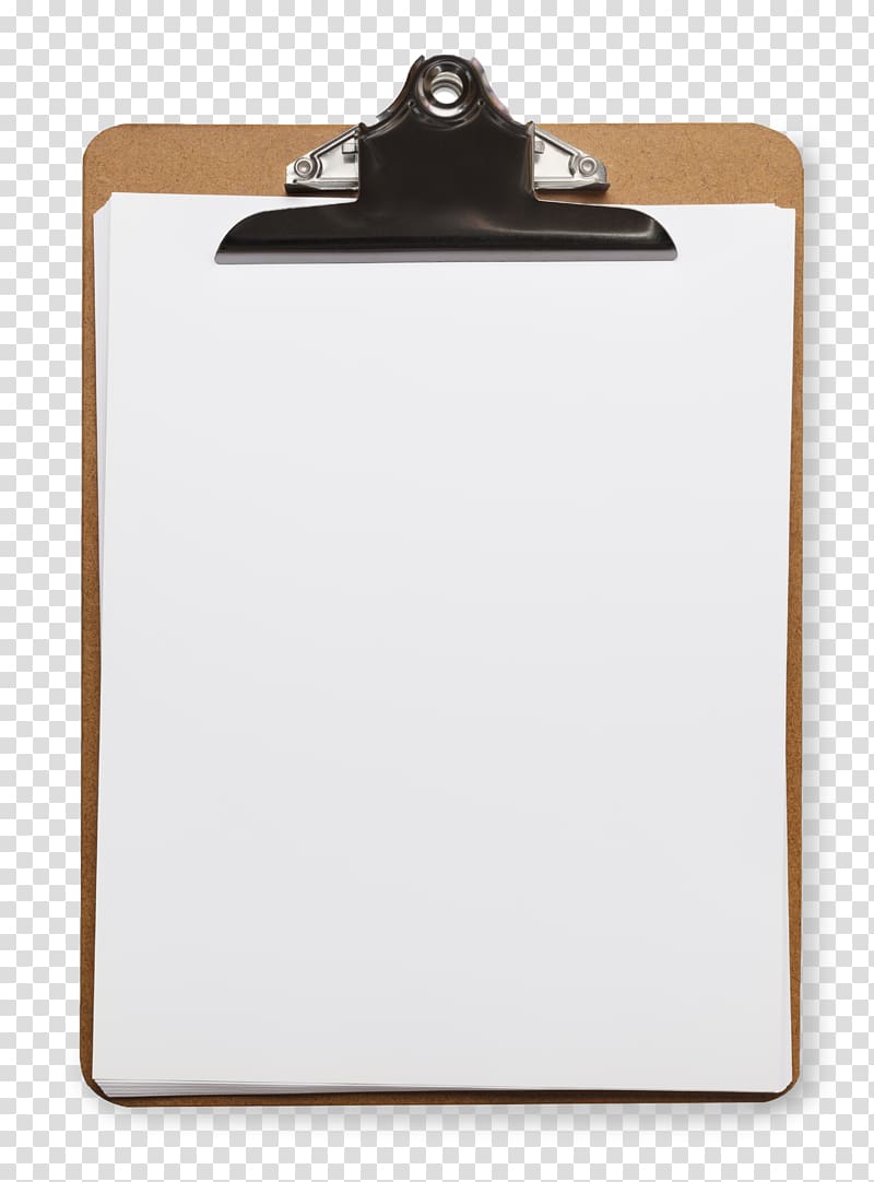 Paper , clipboard transparent background PNG clipart