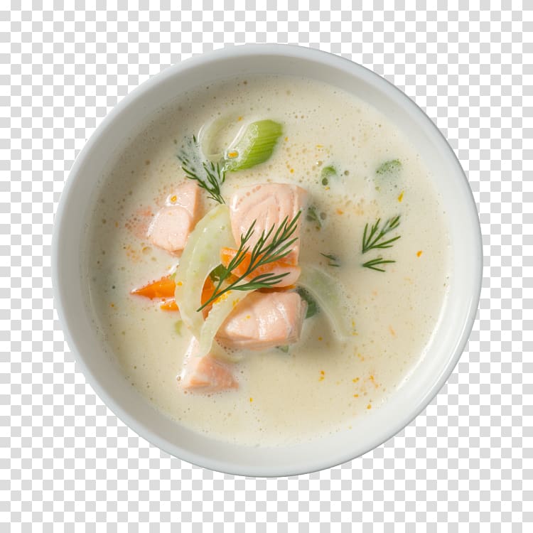 Clam chowder Leek soup Potage Smoked salmon, hot pot transparent background PNG clipart