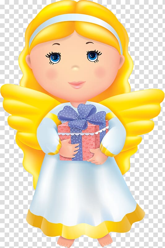 Angel , Golden angel transparent background PNG clipart