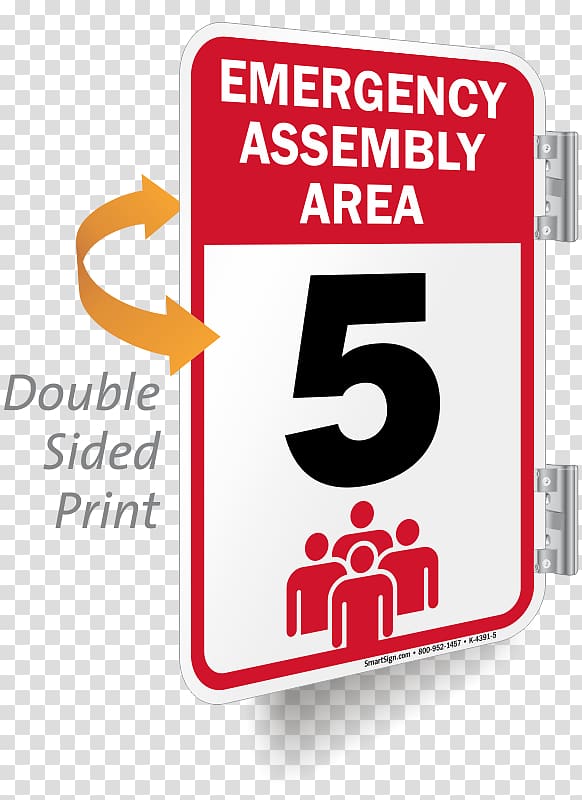 Sign Emergency evacuation Fire drill Meeting point, assembly number transparent background PNG clipart