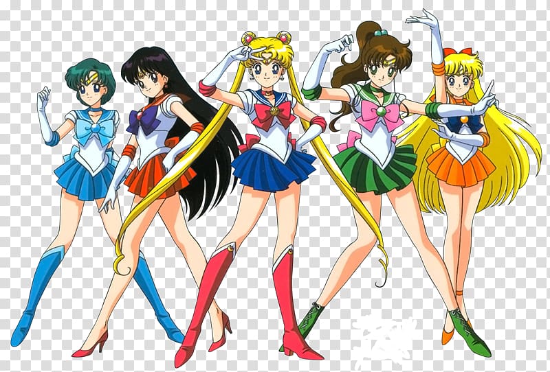 Sailor Moon Sailor Venus Chibiusa Sailor Senshi, sailor moon transparent background PNG clipart