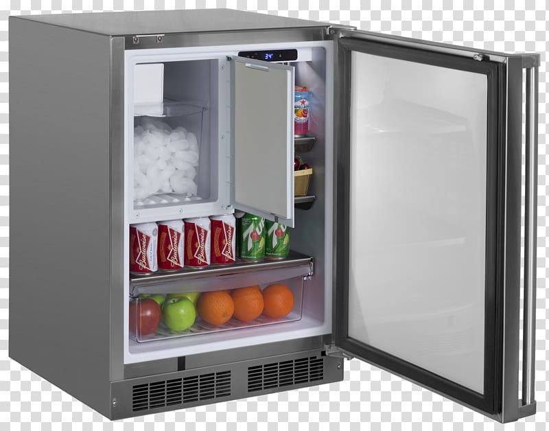 Refrigerator Ice Makers Freezers Minibar Refrigeration, refrigerator transparent background PNG clipart