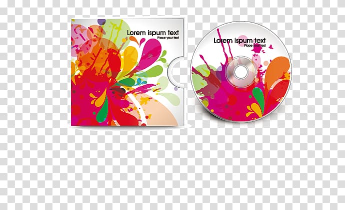Compact disc Template DVD, CD cover material transparent background PNG clipart