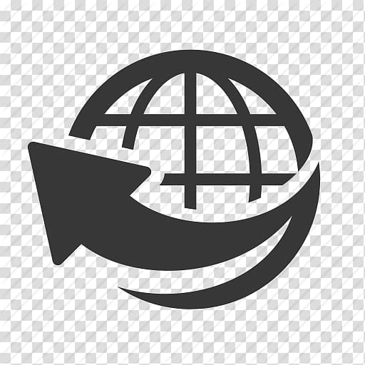 globe and arrow icon, Logo Export Cargo Freight Forwarding Agency International trade, Globe Icon At Clker Com Online, Royalty transparent background PNG clipart