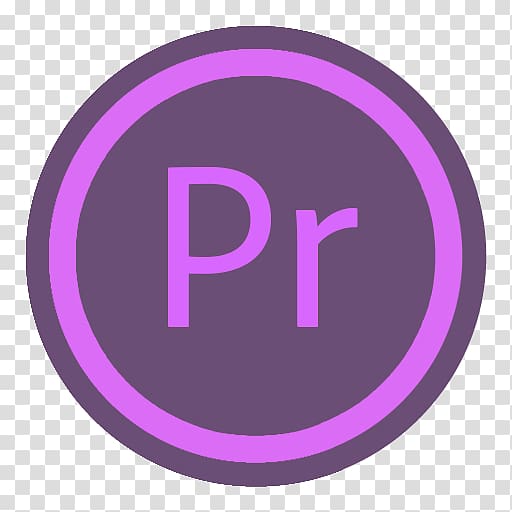 Adobe Premium logo, purple trademark symbol, App Adobe Premiere Pro transparent background PNG clipart