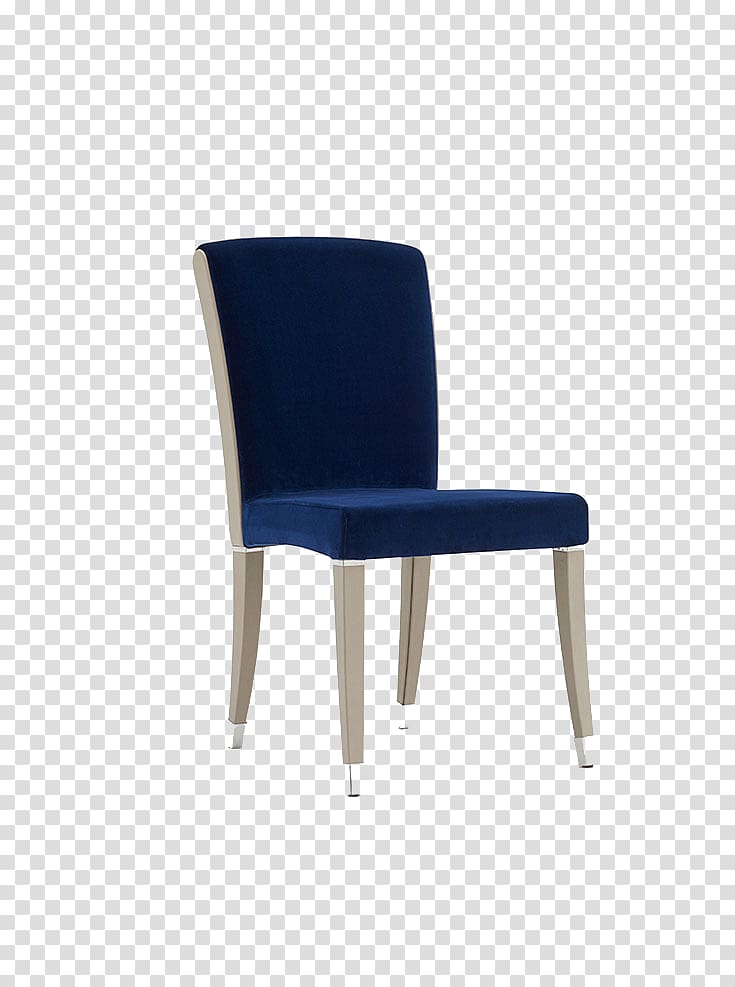 Chair Armrest Cobalt blue, Mediterranean Armchair transparent background PNG clipart