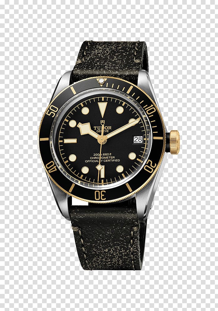 Tudor Men's Heritage Black Bay Tudor Watches Baselworld Diving watch, watch transparent background PNG clipart