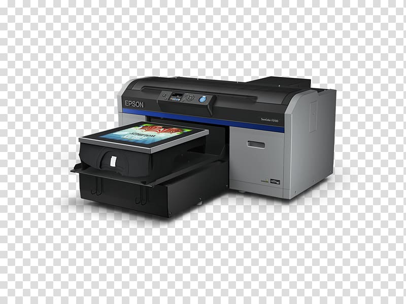 Direct to garment printing Epson Printer Inkjet printing, printer transparent background PNG clipart