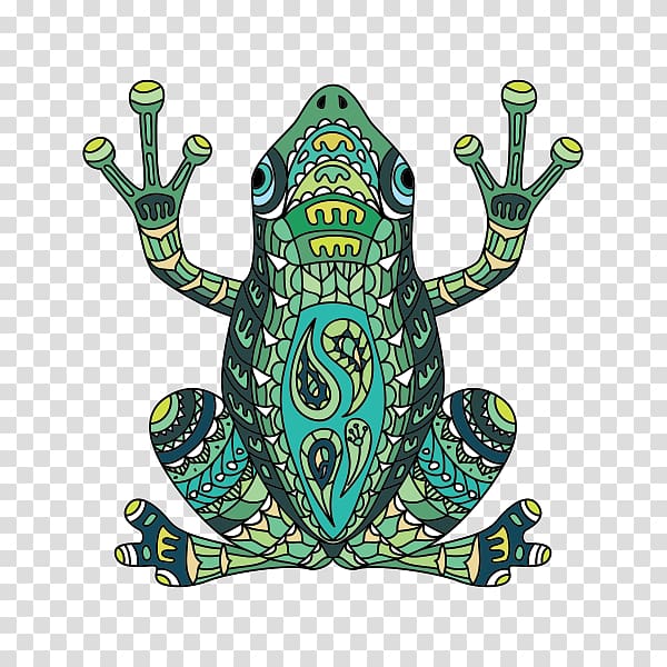 Australian green tree frog Tattoo Blue poison dart frog, frog transparent background PNG clipart