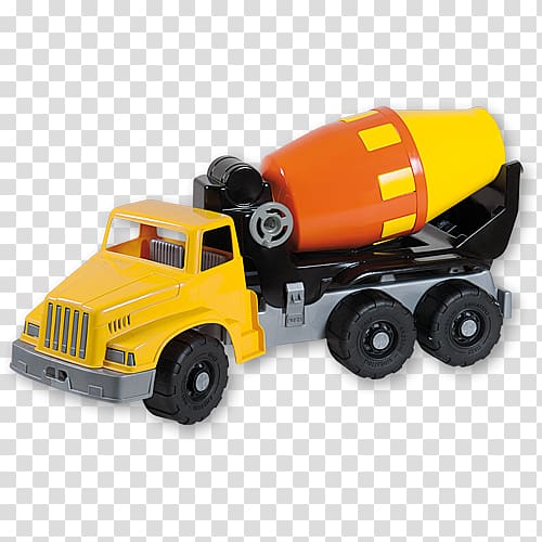 Toy Androni Giocattoli-Sidermec Truck Cement Mixers plastic, toy transparent background PNG clipart