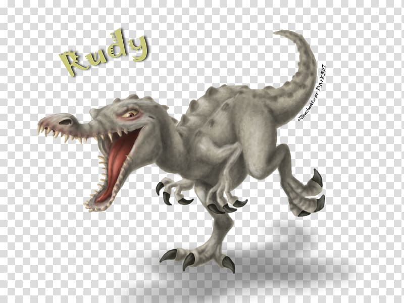 Tyrannosaurus Velociraptor Drawing Albom, ice age rudy transparent background PNG clipart
