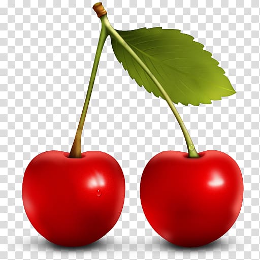 Cherry Fruit Berry ICO Icon, red cherry , free transparent background PNG clipart