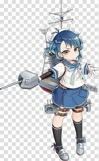 Kantai Collection Japanese destroyer Shiranui Japanese cruiser Yura, others transparent background PNG clipart