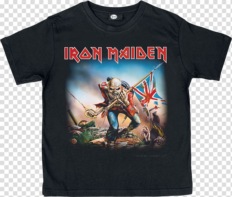 The Trooper Iron Maiden Eddie T-shirt Live After Death, T-shirt transparent background PNG clipart