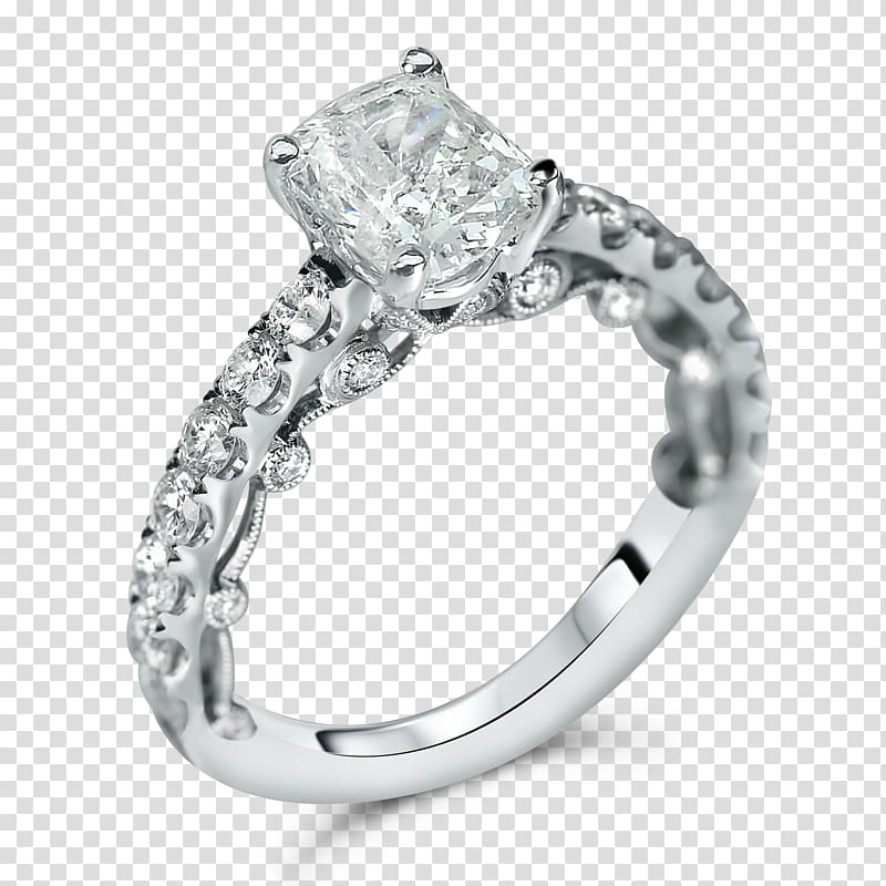 Wedding ring Engagement ring Diamond, filigree band rings transparent background PNG clipart