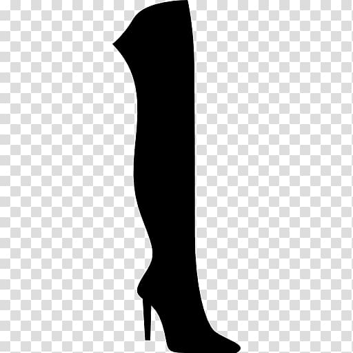 Knee-high boot High-heeled shoe Stiletto heel, heels transparent background PNG clipart
