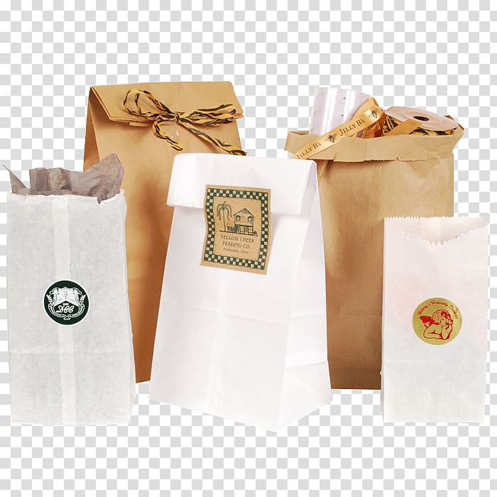 Paper bag Packaging and labeling Plastic bag, kraft paper transparent background PNG clipart