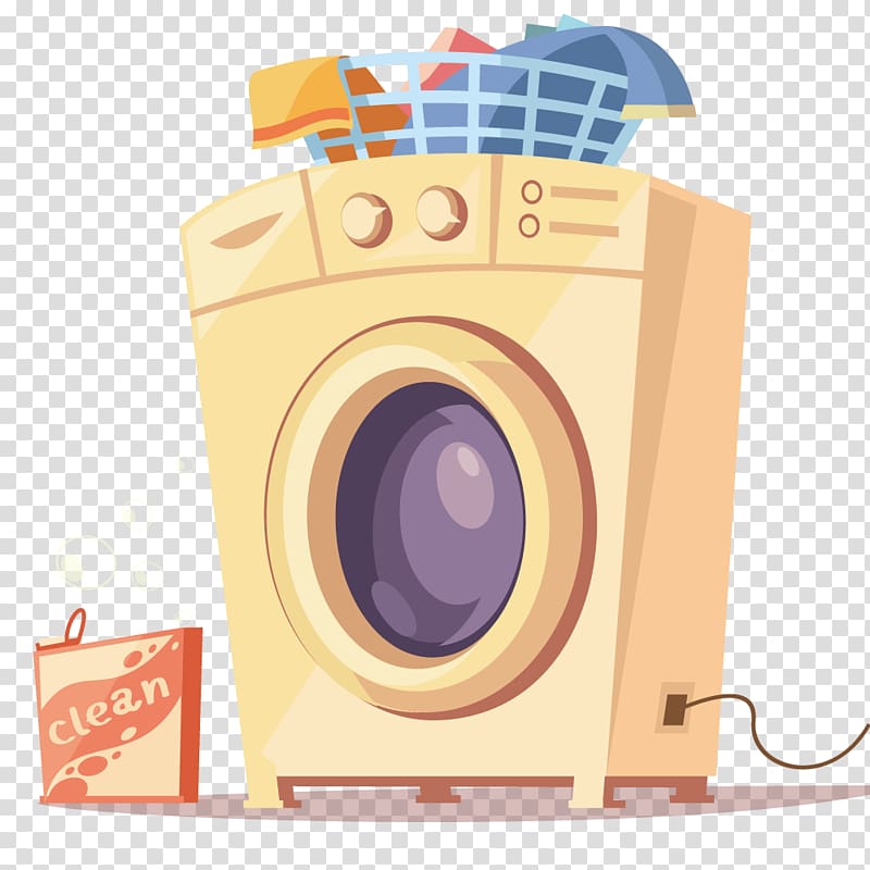 washing machine illustration, Washing machine Flat design, washing machine transparent background PNG clipart