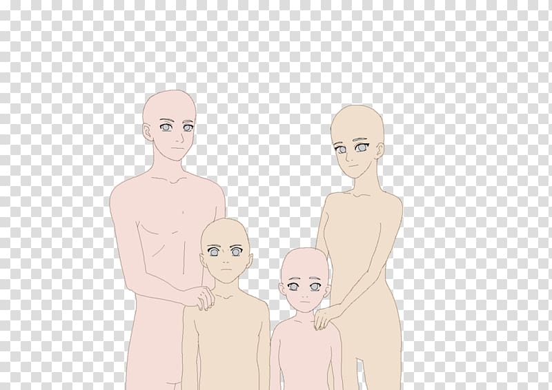 Family Portrait Cartoon Anime, others transparent background PNG clipart