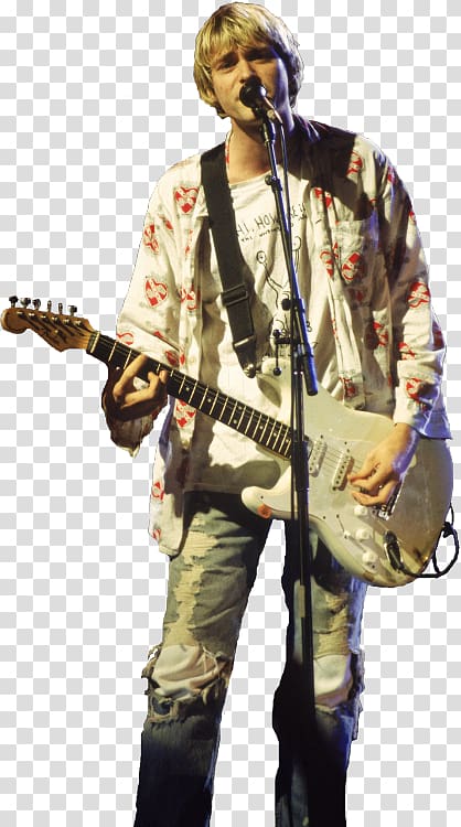 Kurt Cobain Guitarist Music Singer-songwriter Nirvana, Bass Guitar transparent background PNG clipart