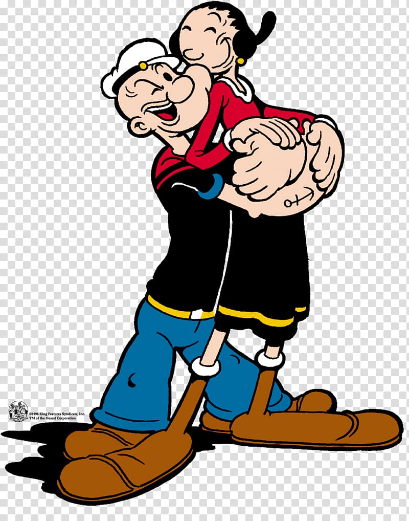 Olive Oyl Popeye Bluto Swee\'Pea Poopdeck Pappy, olive transparent background PNG clipart