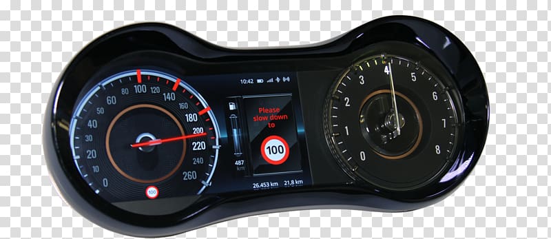 Car Electronic instrument cluster 2017 Auto Shanghai Motor Vehicle Speedometers Visteon, car transparent background PNG clipart