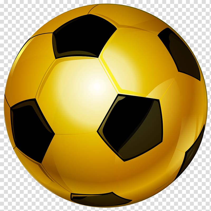 brown soccer ball illustration, Football , Gold Soccer Ball transparent background PNG clipart