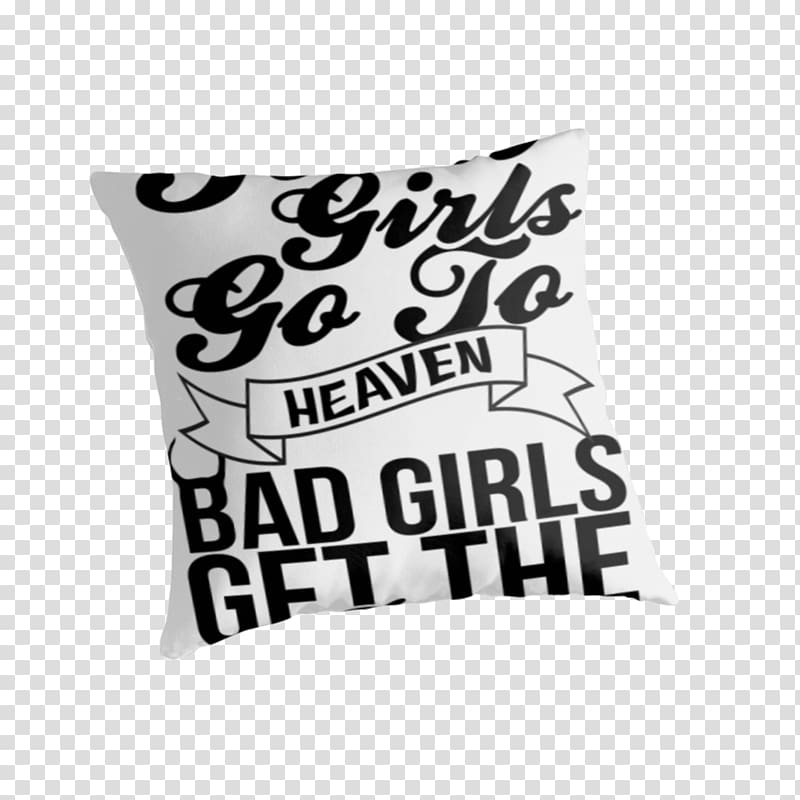 Throw Pillows Cushion Good Girls Go to Heaven Couch, pillow transparent background PNG clipart