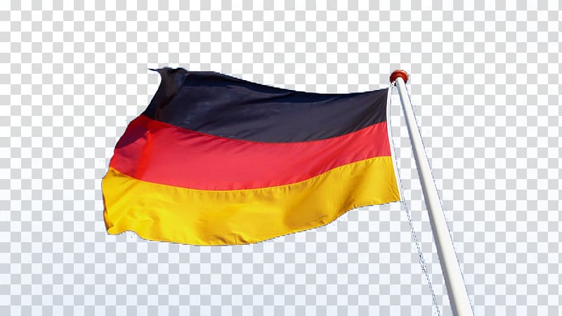 Flag of Germany Icon, The German flag flying in the wind transparent background PNG clipart