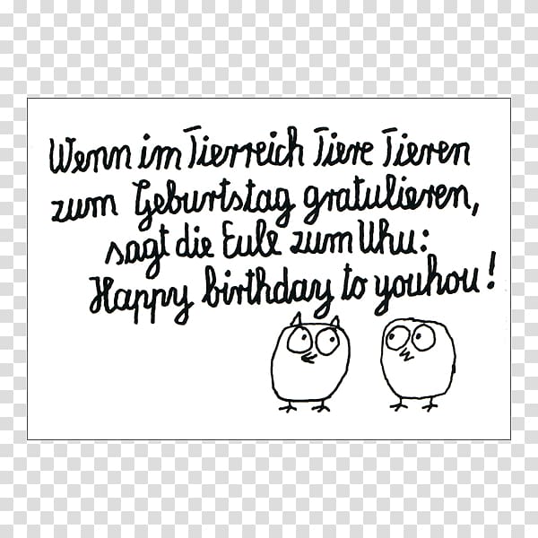 Birthday Blahoželanie Greeting & Note Cards Glückwünsche Owl, Birthday transparent background PNG clipart
