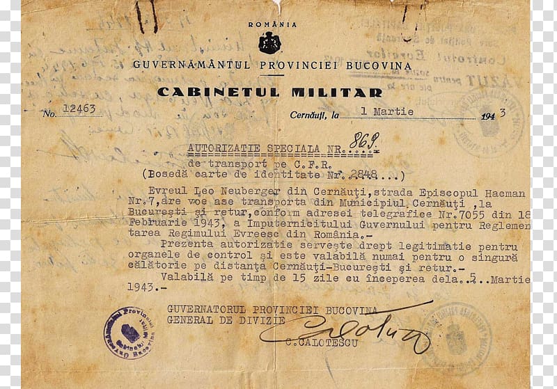 Travel document Second World War Romania The Holocaust, passport transparent background PNG clipart