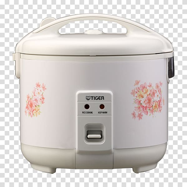 white Tiger slow cooker, Home appliance Rice Cookers Tiger Corporation Small appliance, rice cooker transparent background PNG clipart