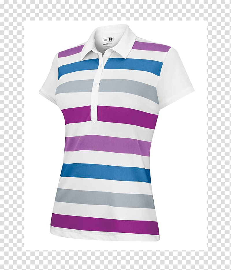 Polo shirt T-shirt Tennis polo Sleeve, women\'s european border stripe transparent background PNG clipart
