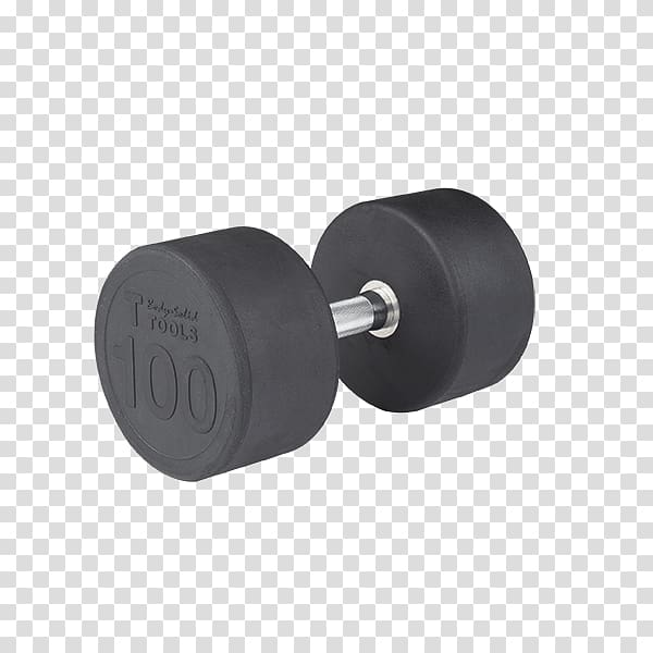 BodySolid GDR60 Two Tier Dumbbell Rack Weight training Body Solid Dual Swivel T Bar Row Platform Body Solid SDP Rubber Round Dumbbell, 80 lb dumbbell transparent background PNG clipart